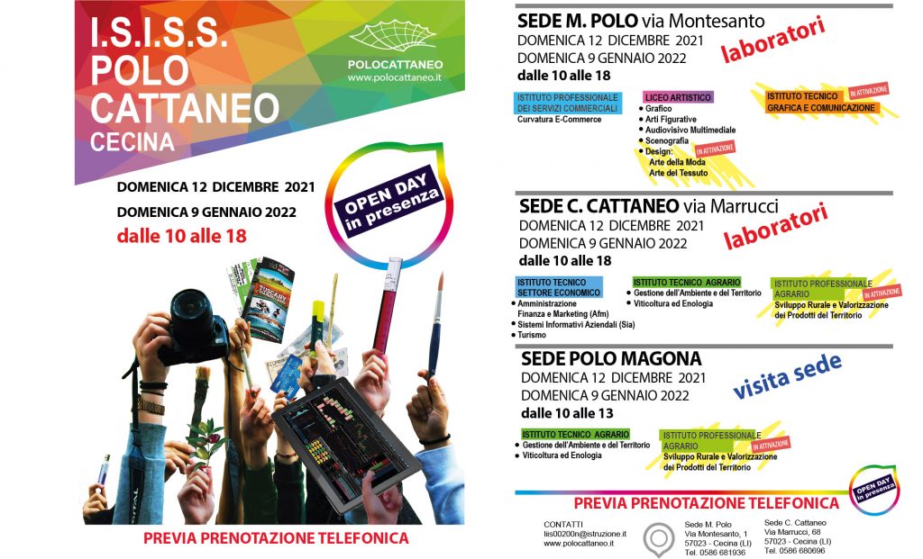 Open day marco Polo 2021/22